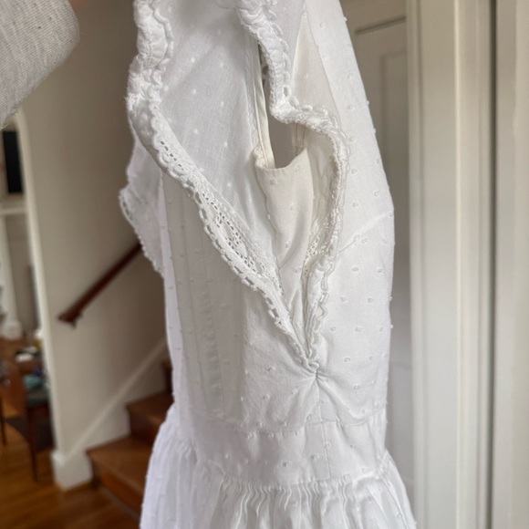 Rachel Parcell White Eyelet Tiered Dress - Picture 8 of 9